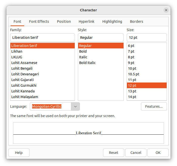 Enable spell checker on LibreOffice